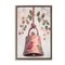 Stupell Industries Vintage Christmas Bell Floating Frame, design by Petal Prints Design